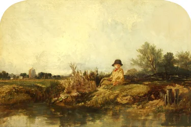 No Medway, possivelmente 1841 (óleo sobre tela)