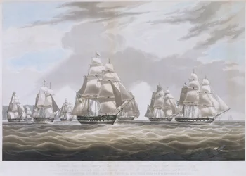 O navio "Inglis", da Companhia das Índias Orientais, deixa Santa Helena em julho de 1830