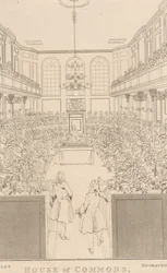 Câmara dos Comuns, como apareceu em 1741-2