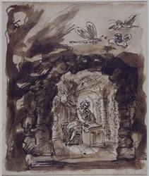 Alexander Pope na sua gruta