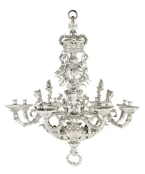 O lustre Givenchy real de Hanôver, 1736
