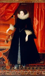 Elizabeth Bassett c.1615 (óleo sobre tela)