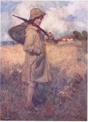 Uma vez, antes do luto da Inglaterra começar, quando cada torrão de terra manteve o seu homem (cor litho)