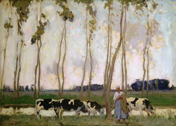 Paisagem bretã (óleo sobre tela)