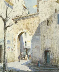 Porta de entrada em Grasse