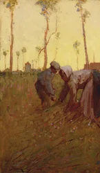 Hay Time (óleo sobre tela)