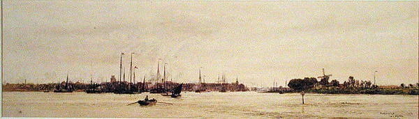 Dordrecht (aguarela sobre papel)