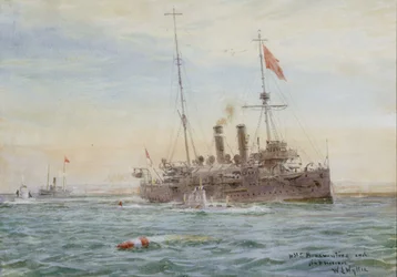 "HMS Bonaventure e submarinos" RMG PW2083