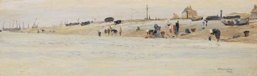 Lavadeiras em uma praia, 1873