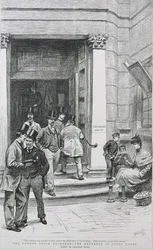 Entrada da Bolsa de Valores em Capel Court, 1891