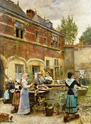 Casas de esmolas, Antuérpia, 1880