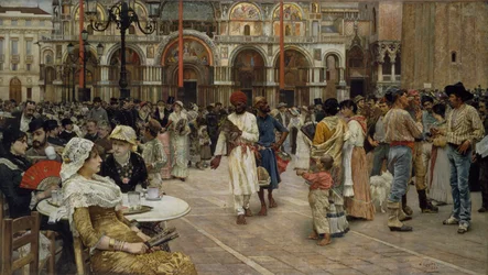 A Piazza de São Marcos, Veneza, 1883