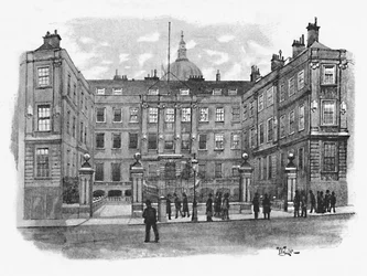 O Colégio de Armas, Queen Victoria Street, 1891