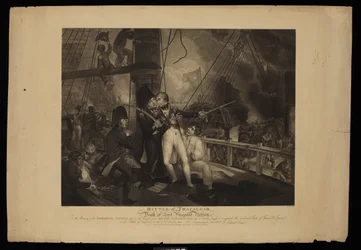 Batalha de Trafalgar e morte de Lord Viscount Nelson