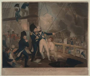 A Batalha de Trafalgar e a Morte de Nelson, 1806