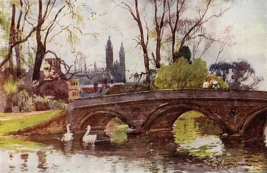 Trinity Bridge, Kings College Capela à distância