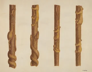 Walking Stick, c. 1940.