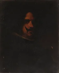 Chefe de um homem, ca. 1872-1879.