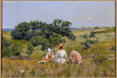 Le tale de fees Painting by William Merritt Chase (1849-1916) (ec.amer.) 1892 Coleção privada
