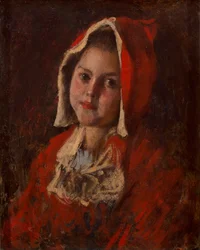 Capuchinho Vermelho (óleo sobre tela)
