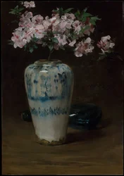 Azálea cor-de-rosa - vaso chinês