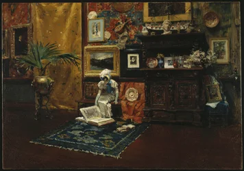 Studio Interior, c.1882 (óleo sobre tela)
