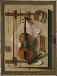 Natureza-morta - violino e música