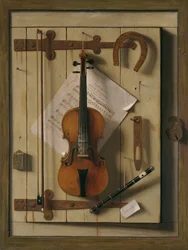 Natureza morta, violino e música