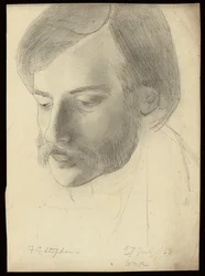 Retrato de Frederick George Stephens, 1853