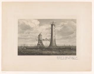 Construção do farol de Bell Rock