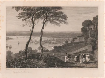 Plymouth Dock, de Mount Edgecumbe