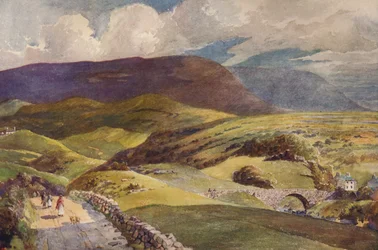 Uma paisagem em Donegal, c1915