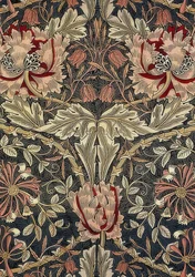 Tecido decorativo. 1876-90
