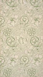 Rosa e Papoula. Papel de parede, 1881.