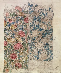 Design de papel de parede &39;Rose&39;