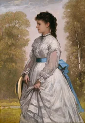 Retrato de Agnes Elizabeth Claflin, 1873.