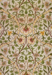 Tecido decorativo, 1876-1890.