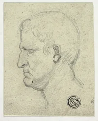 Cabeça do imperador romano