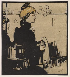 Tipos de Londres: Barmaid