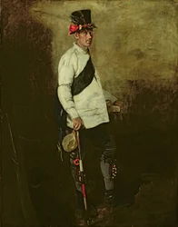 O dançarino de Morris (óleo sobre tela)
