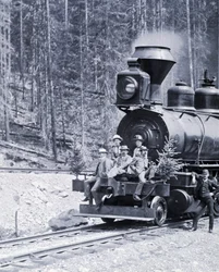 Canadian Railway Pioneers, cerca de 1890 - foto de Nottman