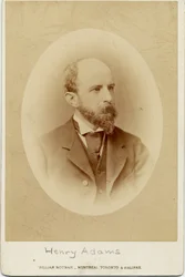 Henry Adams (1838-1918), historiador americano (albumen photo)