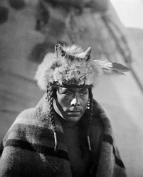 Índios Prairie, Canadá, final do século XIX - Fotografia de Nottman