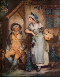 Indo ao mercado, século 18, 1924