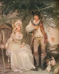 O pátio da fazenda, c1797