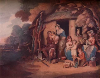 The Husbandmans - Saturday Evening: Return from Labor, c1789