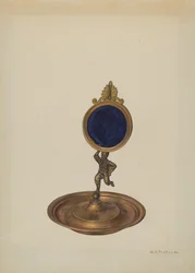 Pickaninny Watch Stand, c. 1940.