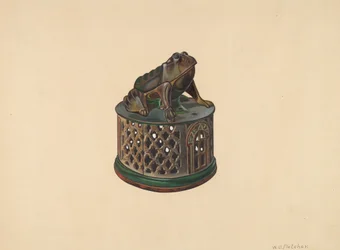 Toy Bank: Frog, c. 1938.