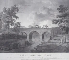 O aqueduto em Barton, perto de Manchester, 1793