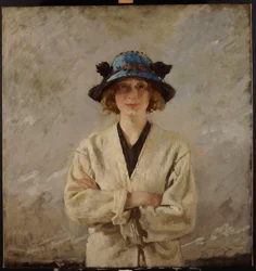 Menina de chapéu azul, 1912